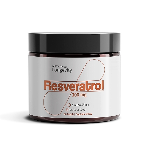 Resveratrol 300 mg MOVit LONGEVITY 60 kapsúl
