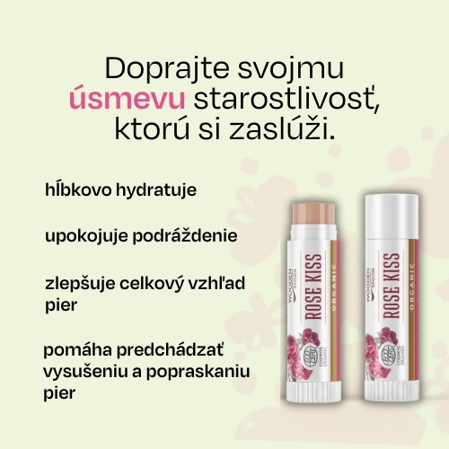 Balzam na pery Bozk ruže Wooden Spoon 4,3ml