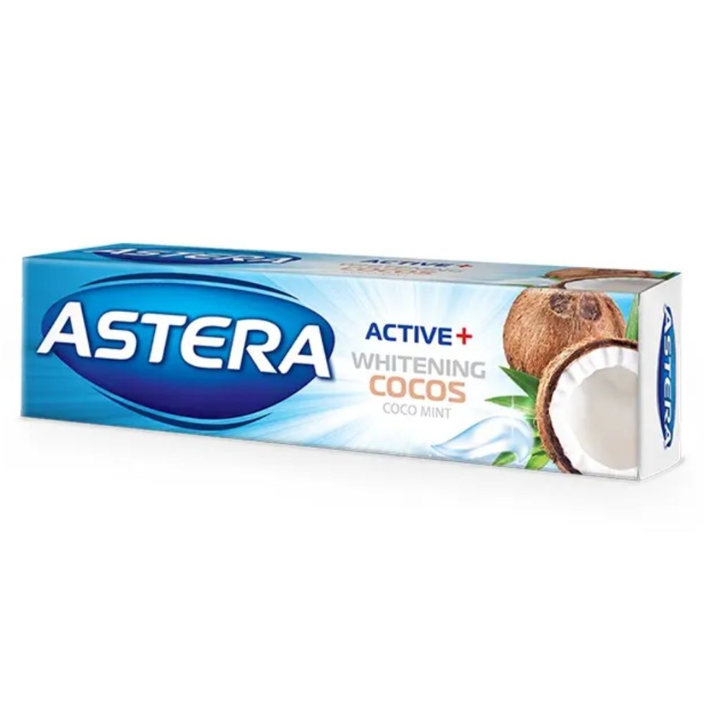 Zubná pasta Bieliaci kokos Astera Active Aroma 100 ml