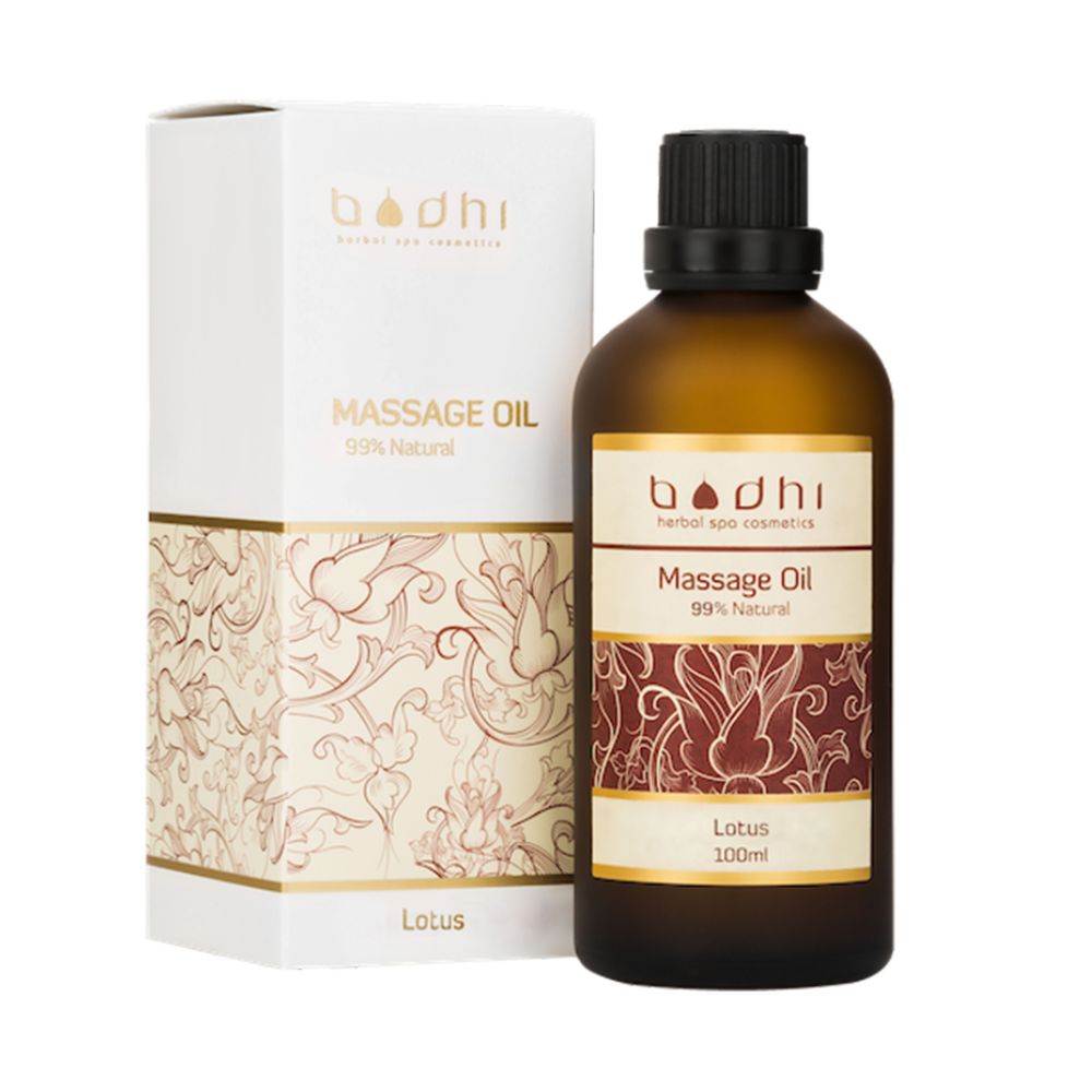 Levně Masážní olej Lotus 100% přírodní Bodhi 100 ml