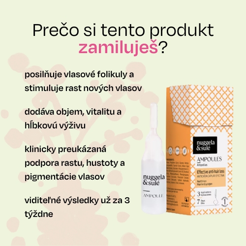 Účinná ampulka proti vypadávaniu vlasov Nuggela & Sulé 10ml