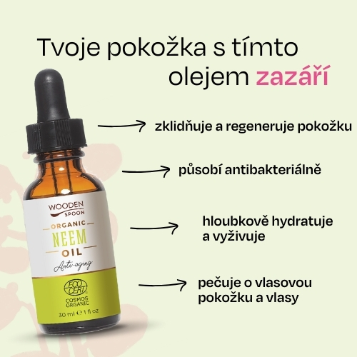 Nimbový olej Wooden Spoon 30 ml