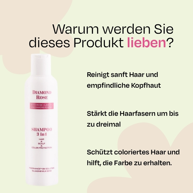 3-in-1 Haarshampoo Diamond Rose Biofresh 200 ml