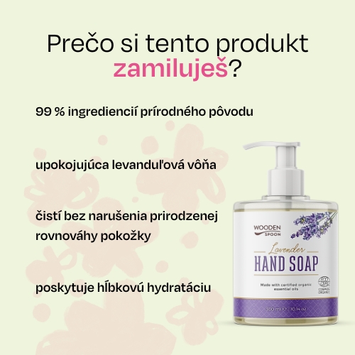 Tekuté mydlo Levanduľa Wooden Spoon 300ml