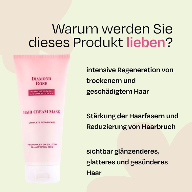 Creme Haarmaske Diamond Rose Biofresh 200 ml