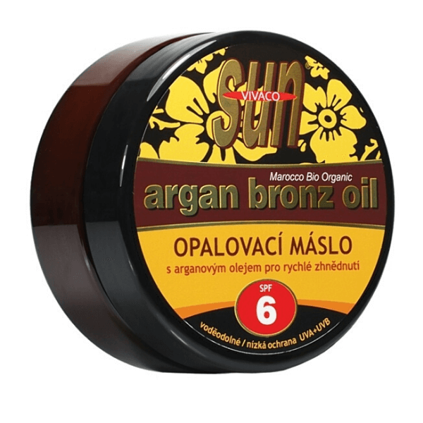 Maslo s arganovým olejom pre rýchle zhnednutie SPF6 VIVACO 200 ml
