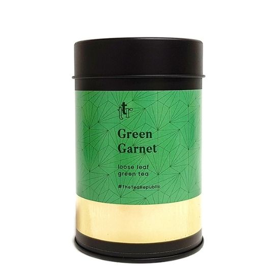 Levně Sypaný čaj Green Garnet v dóze The Tea Republic 75g