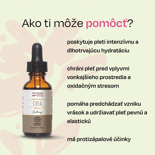 Chia olej Wooden Spoon 30 ml