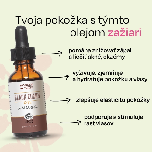 Olej zo semien černušky siatej Wooden Spoon 30ml