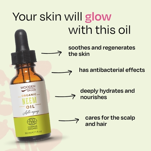 Neem oil Wooden Spoon 30 ml