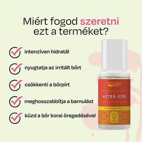 Hidratáló napozás utáni olaj vérnaranccsal Wooden Spoon 10ml minta