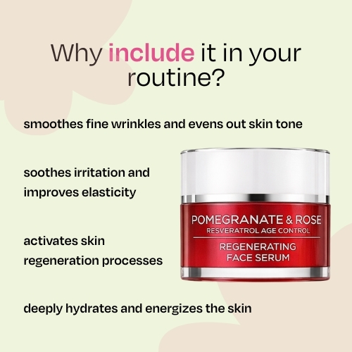 Regenerating Facial Serum Pomegranate & Rose 30ml
