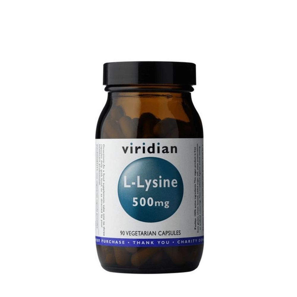 L-Lysine 500 mg Viridian 90 kapslí