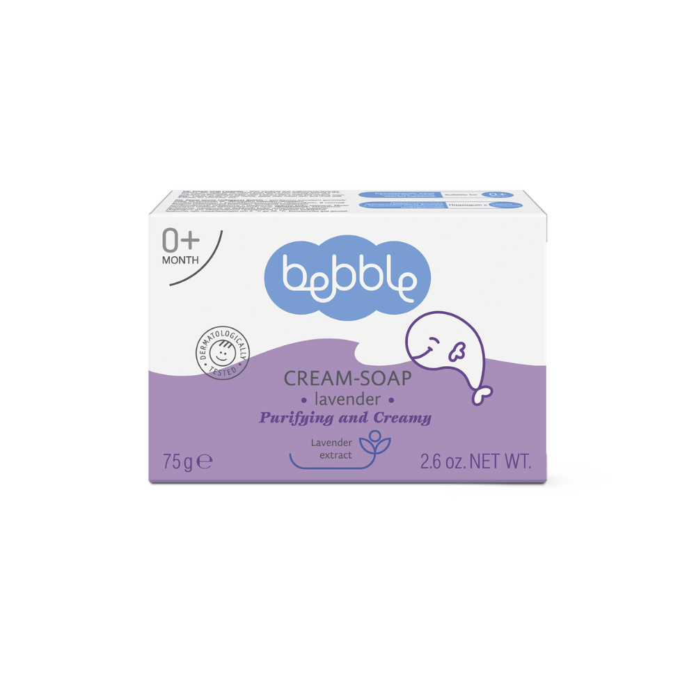 E-shop Detské krémové mydlo s levanduľou Bebble 75 g