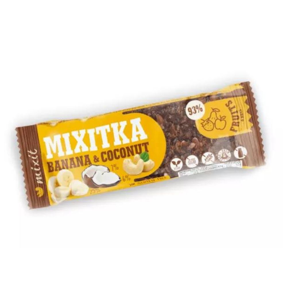 E-shop Mixitka BEZ LEPKU banán a kokos Mixit 1ks/46g