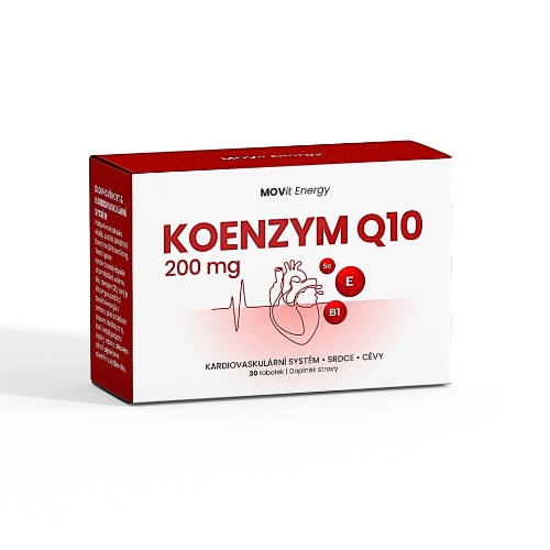 Koenzým Q10 200 mg Extra Strong MOVit 30 kapsúl