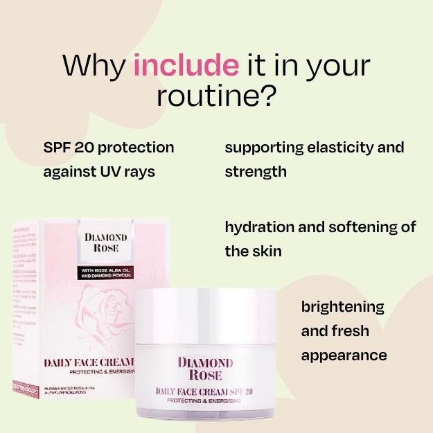 Day Cream SPF 20 Diamond Rose Biofresh 50 ml