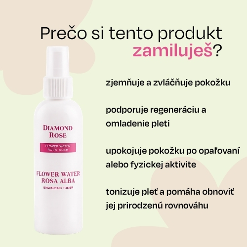Ružová voda z bielej ruže Diamond Rose Biofresh 150 ml
