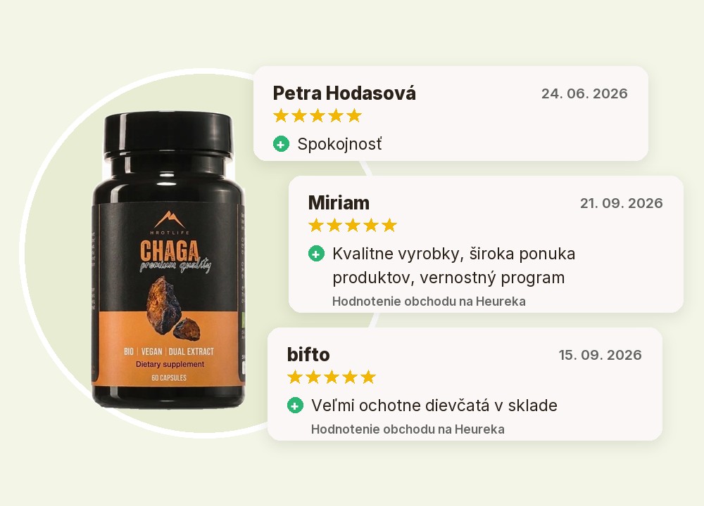 Hodnotenia zákazníkov: Chaga Hrotlife a obchod Emerosa