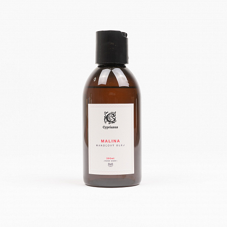 Levně Mandlový olej malina Cyprianus 200 ml