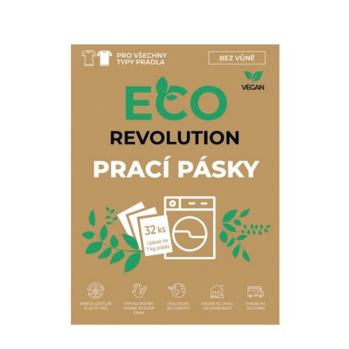 E-shop Pracie pásiky bez vôňe EcoRevolution 32ks
