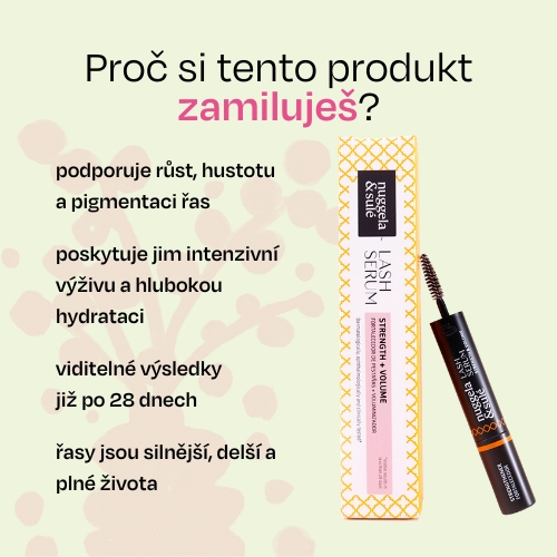 Sérum na řasy - síla + objem Nuggela & Sulé 2x5ml