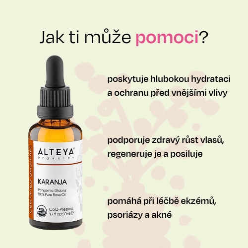 Karanja olej 100% Alteya Organics 50 ml