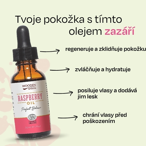 Malinový olej Wooden Spoon 30ml