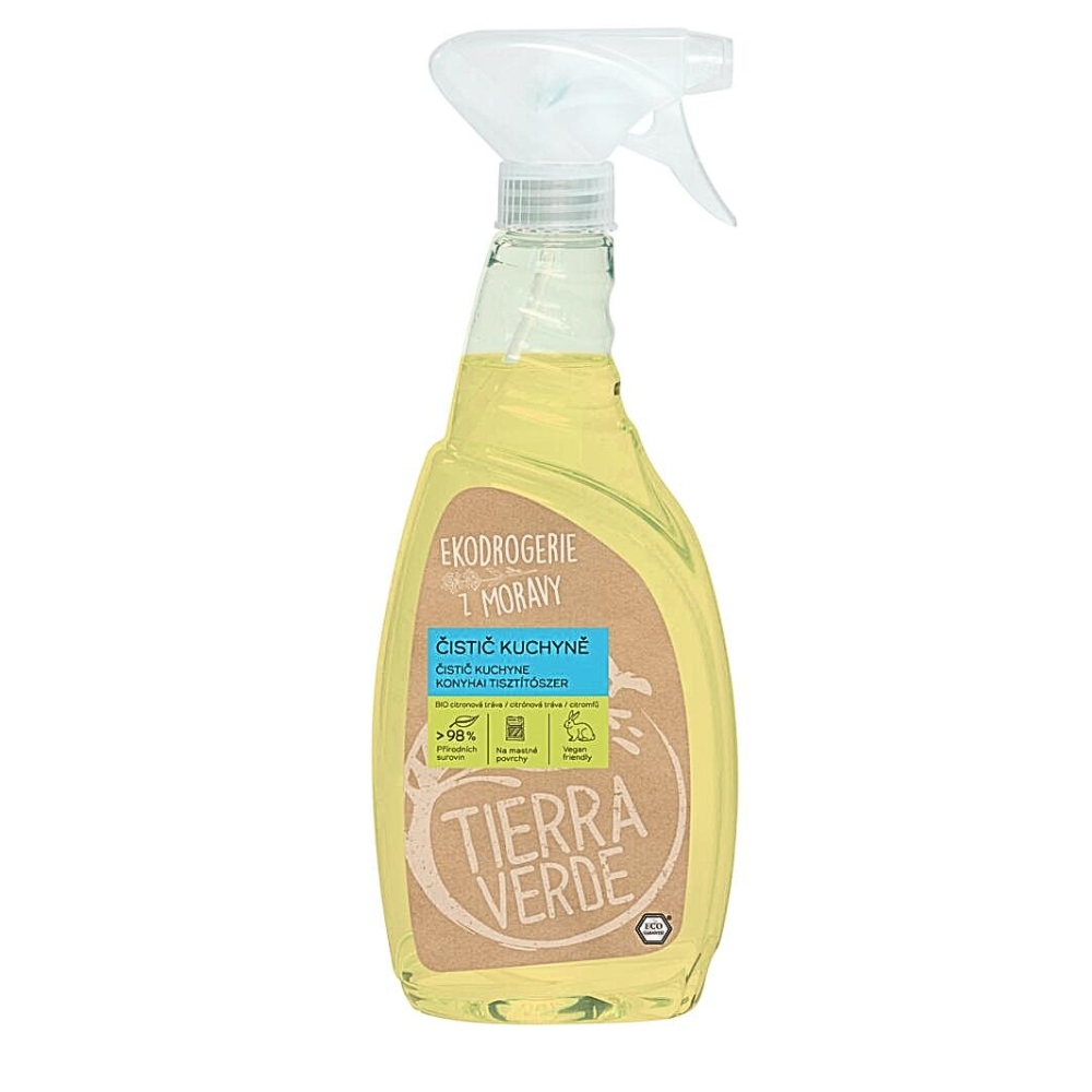 Čistič kuchyne s BIO silicou citrónovej trávy Tierra Verde 750ml