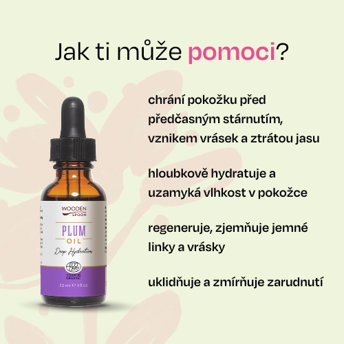 Švestkový olej 100% BIO Wooden Spoon 30 ml