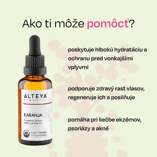 Karanja olej 100% Alteya Organics 50 ml