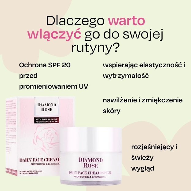 Krem na dzień SPF 20 Diamond Rose Biofresh 50 ml