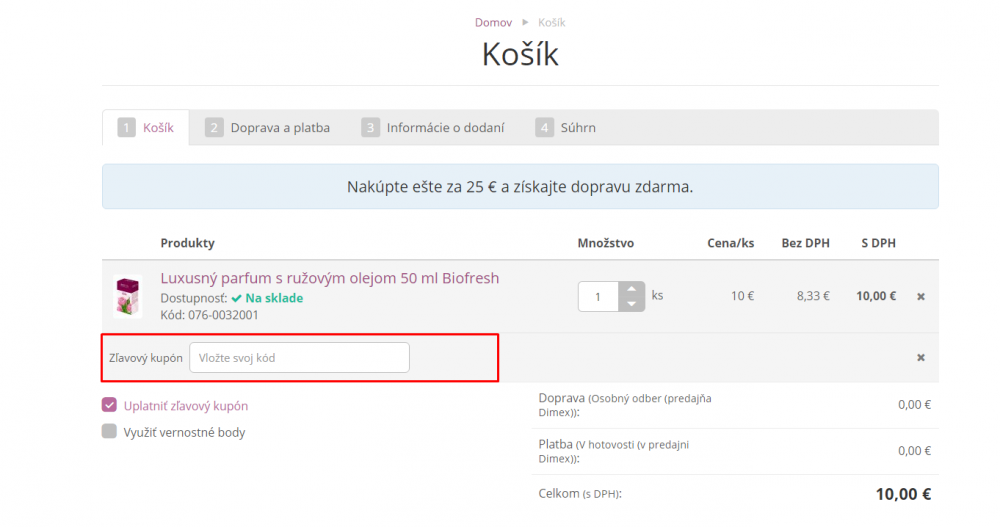 Zlavovy kupon 2