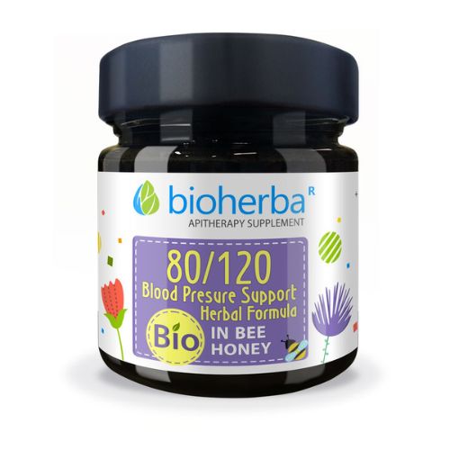 Levně Včelí med - bylinková podpora krevního tlaku Bioherba 280g