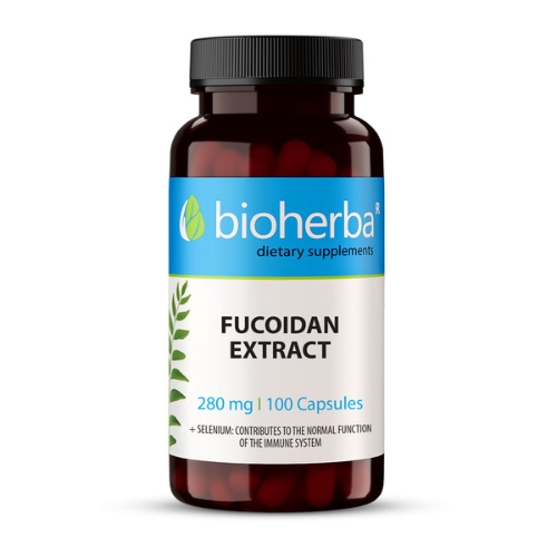 Fucoidan rastlinný extrakt +selén Bioherba 100cps.