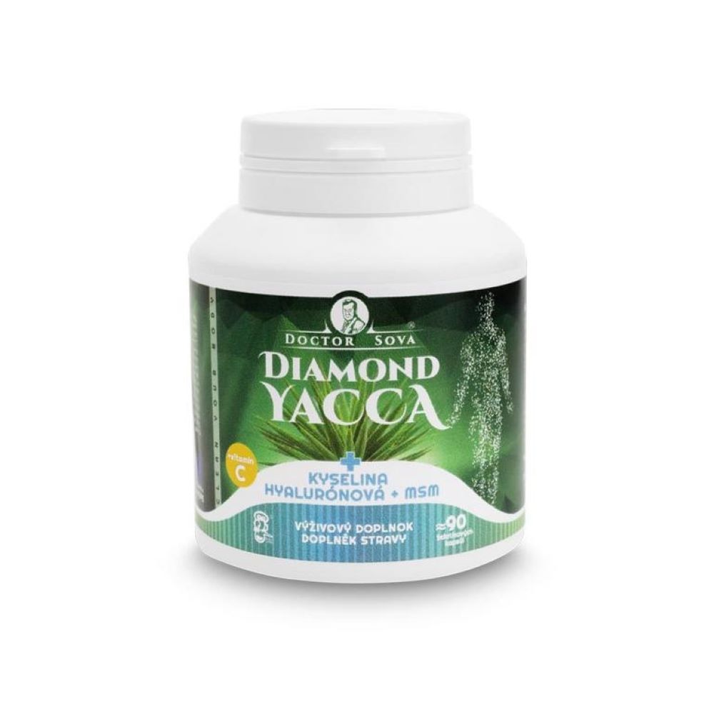 Diamond Yacca + Kyselína Hyalurónová + MSM + Vitamín C BOOS LABS 90 g