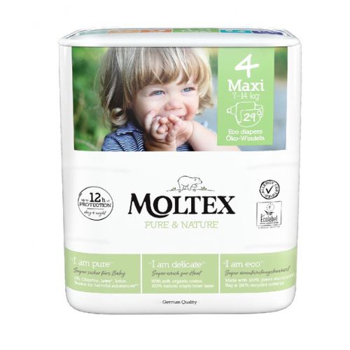 Levně Plenky Moltex Pure & Nature Maxi 7-14 kg 29ks