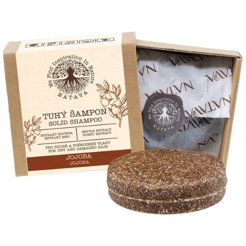 Tuhý šampón Jojoba NATAVA 85g