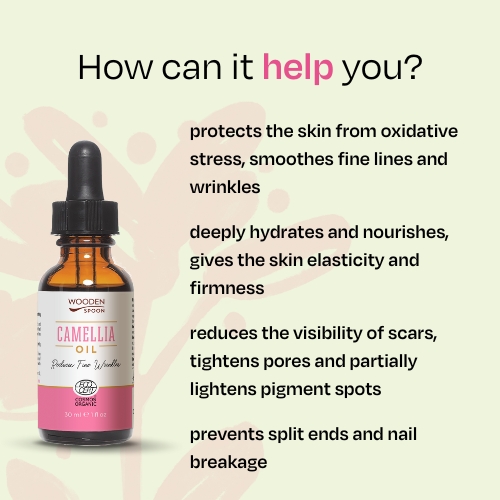 Camellia oil Wooden Spoon 30 ml
