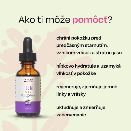 Slivkový olej 100% BIO Wooden Spoon 30 ml