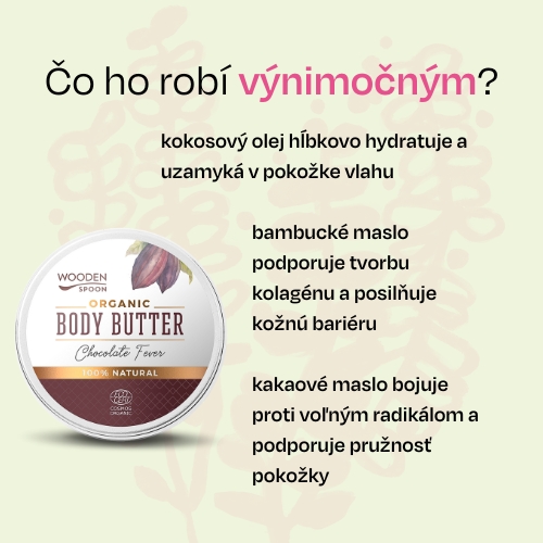 Telové maslo "Chocolate Fever" Wooden Spoon 100ml