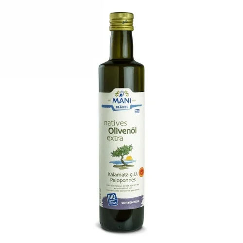Bio oliwa z oliwek extra virgin Kalamata MANI 500 ml