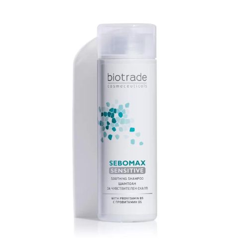 Levně Šampon na vlasy pro citlivou a svědící pokožku hlavy Sebomax Biotrade 200ml