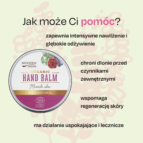 Cudowny balsam do suchych dłoni Wooden Spoon 60ml