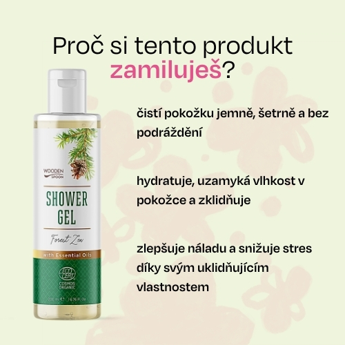 Sprchový gel "Forest Zen" Wooden Spoon 200ml
