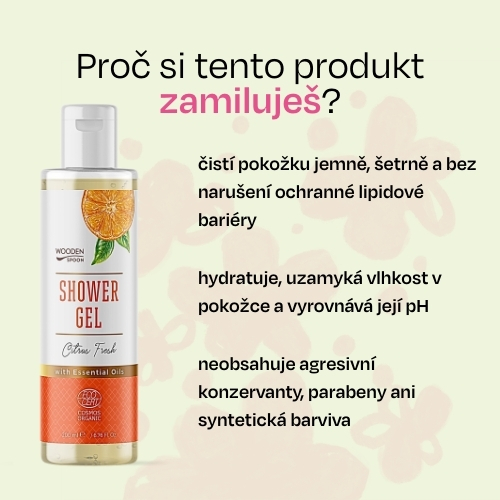 Sprchový gel Citrus Fresh Wooden Spoon 200ml