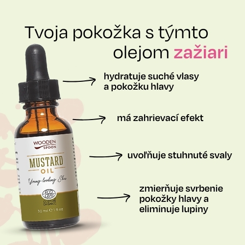 Horčicový olej Wooden Spoon 30 ml
