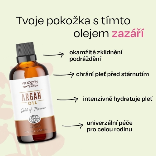 Arganový olej Wooden Spoon 100 ml