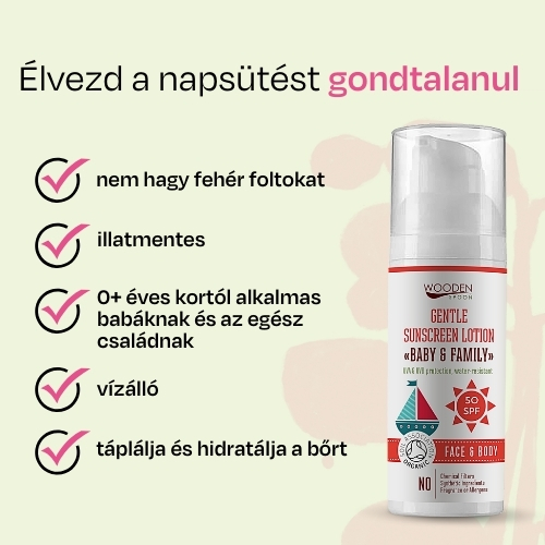 Wooden Spoon Baby & Family Naptej  SPF 50  50ml