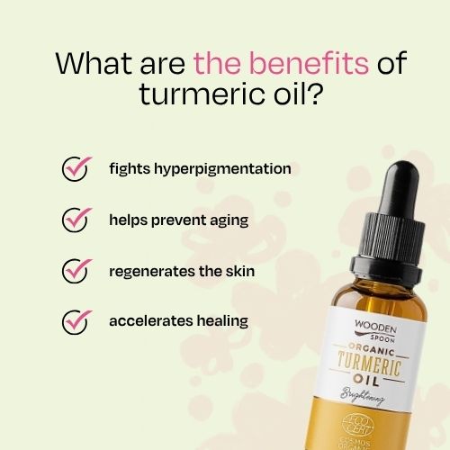 Turmeric oil Wooden Spoon 10 ml